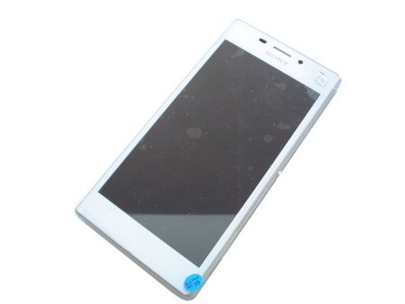 Sony Xperia M2 Dual wyświetlacz LCD z czujnikiem zbliżeniowym i czytnikami kart - biały