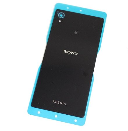 Sony Xperia M4 Aqua klapka baterii z klejem i anteną NFC - czarna