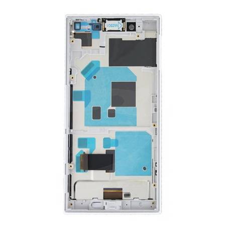 Sony Xperia X Compact wyświetlacz LCD z ramką i głośnikiem - biały