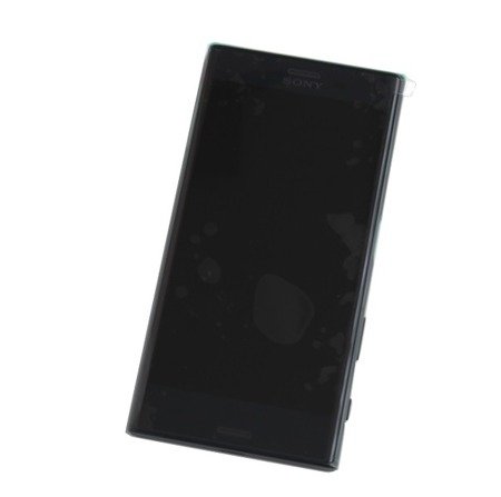 Sony Xperia X Compact wyświetlacz LCD z ramką i głośnikiem - czarny