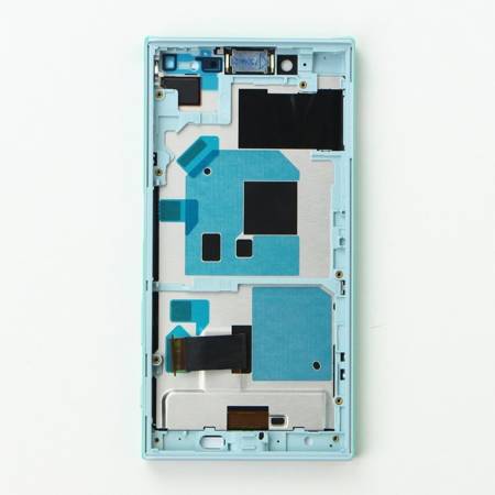 Sony Xperia X Compact wyświetlacz LCD z ramką i głośnikiem - niebieski