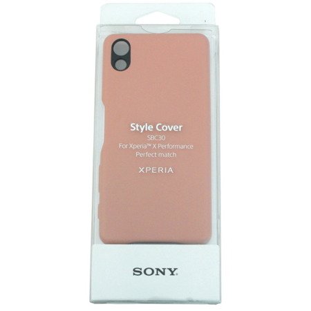 Sony Xperia X Performance etui Style Cover SBC30 - różowe