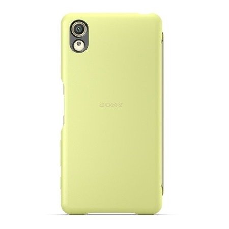 Sony Xperia X Performance etui dotykowe Style Cover Touch SCR56 - limonkowe