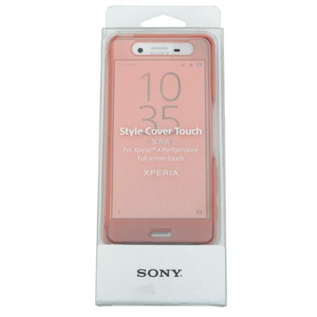 Sony Xperia X Performance etui dotykowe Style Cover Touch SCR56  - różowe