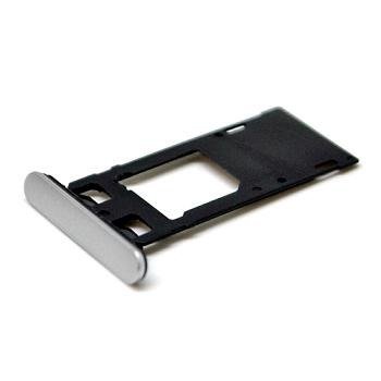 Sony Xperia X Performance szufladka karty SIM i karty pamięci micro-SD - biała/ srebrna