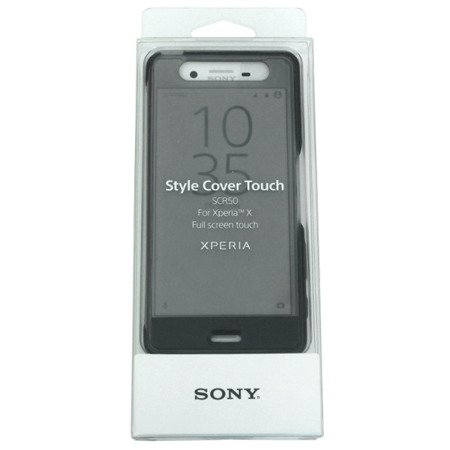 Sony Xperia X etui dotykowe Style Cover Touch SCR50 - czarne