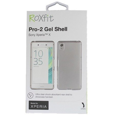 Sony Xperia X etui silikonowe Roxfit Pro-2 Gel Shell PRO4164CB - transparentne