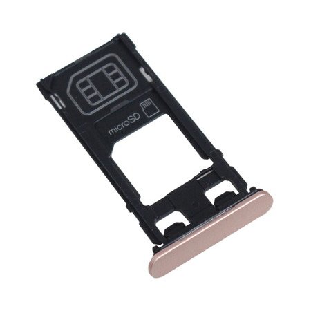 Sony Xperia X szufladka karty SIM i karty pamięci - różowa (Rose)