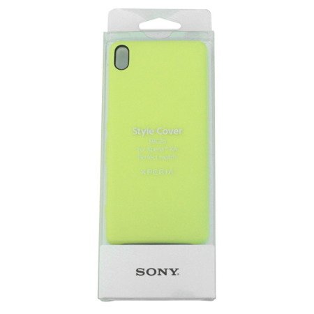 Sony Xperia XA etui Style Cover SBC26 - limonkowe