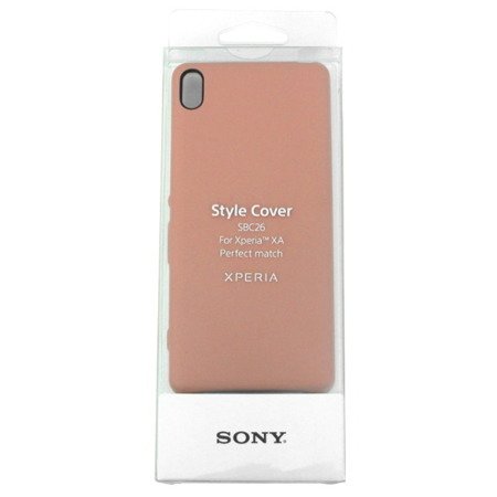 Sony Xperia XA etui Style Cover SBC26  - różowe