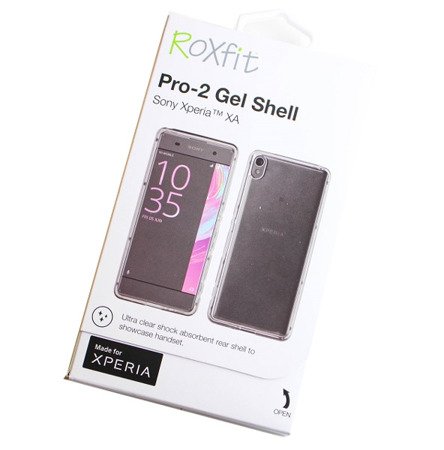 Sony Xperia XA etui silikonowe Pro-2 Gel Shell Roxfit RO4165CB - transparentne