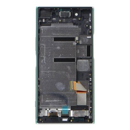 Sony Xperia XZ Premium Dual wyświetlacz LCD z ramką - srebrny (chrom)