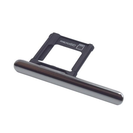 Sony Xperia XZ Premium szufladka karty SD - srebrna (chrome)