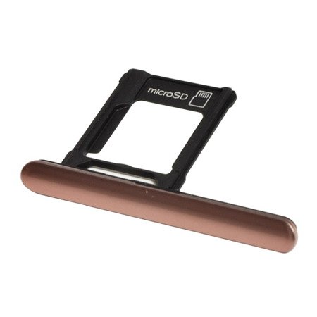 Sony Xperia XZ Premium szufladka karty micro-SD - różowa