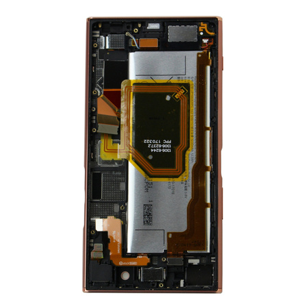 Sony Xperia XZ Premium wyświetlacz LCD z ramką i baterią - różowy