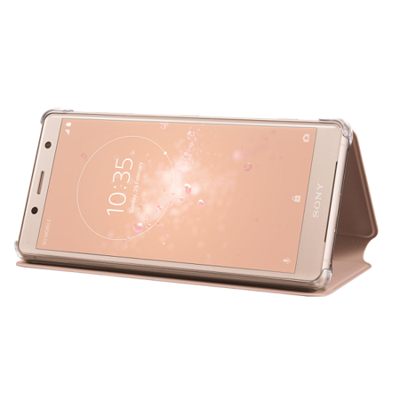 Sony Xperia XZ2 Compact etui Style Cover Stand SCSH50 - różowe