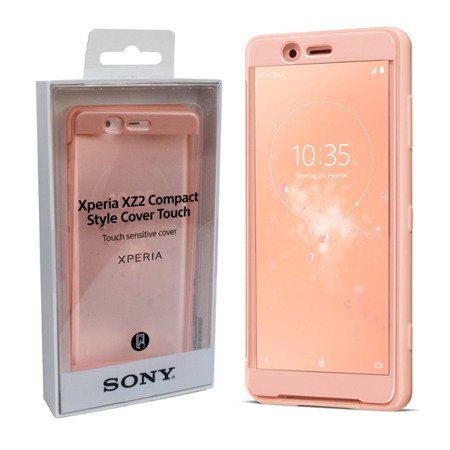 Sony Xperia XZ2 Compact etui dotykowe Style Cover Touch SCTH50  - różowe