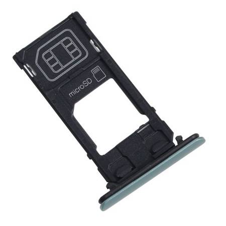 Sony Xperia XZ2 Compact szufladka karty SIM i karty pamięci micro-SD - zielona