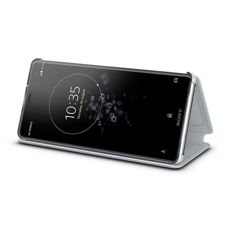 Sony Xperia XZ3 etui Style Cover Stand SCSH70 - jasnoszare