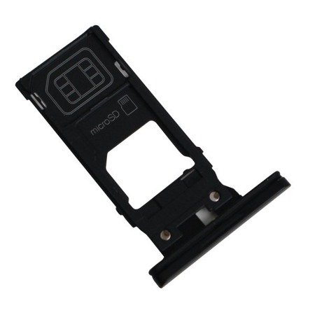 Sony Xperia XZ3 szufladka karty SIM i karty pamięci micro-SD - czarna