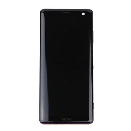 Sony Xperia XZ3 wyświetlacz LCD z ramką - czerwony