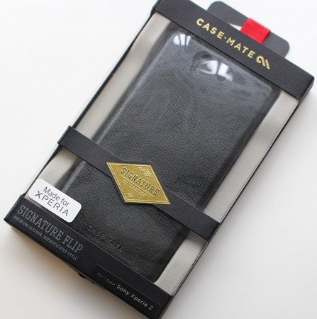 Sony Xperia Z etui Signature Flip Case-Mate CM026511 - czarny