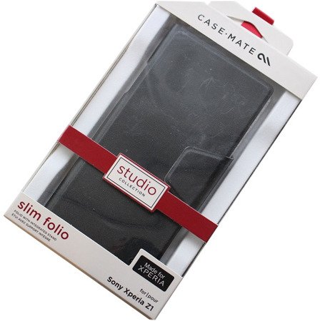 Sony Xperia Z1 etui Case-Mate Slim Folio CM029905 - czarne
