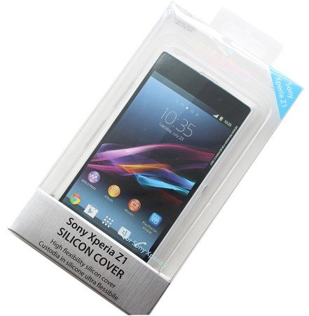Sony Xperia Z1 etui silikonowe Puro SNYXZ1STR - transparentne