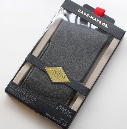 Sony Xperia Z2 etui Case-Mate Signature Flip CM030981 - czarny