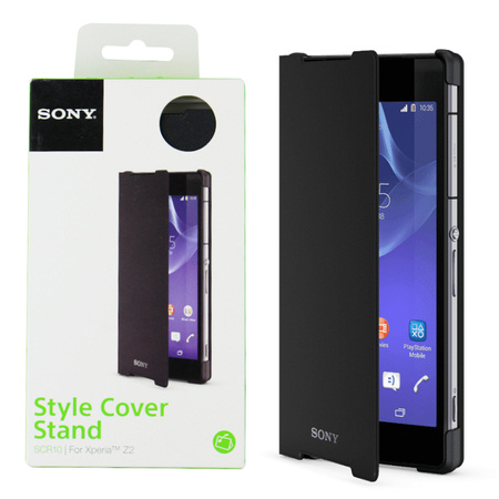 Sony Xperia Z2 etui Style Cover Stand SCR10 - czarne