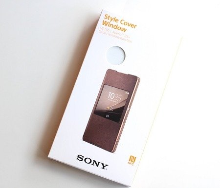 Sony Xperia Z3+ etui Style Cover Window SCR30 - białe