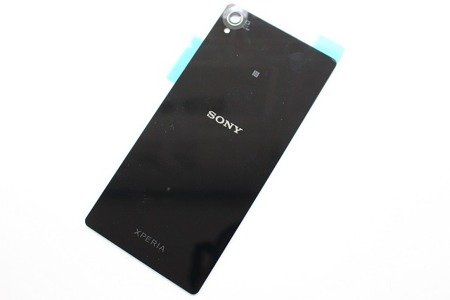 Sony Xperia Z3 klapka baterii z klejem i anteną NFC - czarna