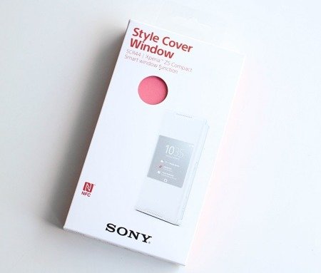Sony Xperia Z5 Compact etui Style Cover Window SCR44 - różowe