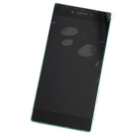 Sony Xperia Z5 Premium Dual wyświetlacz LCD z ramką i złączem słuchawkowym - chrom