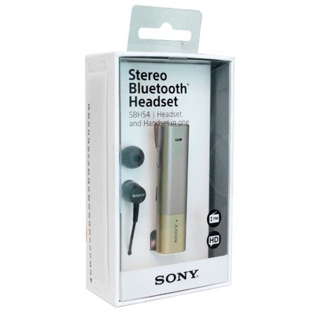 Sony zestaw słuchawkowy Bluetooth SBH54 - złoty