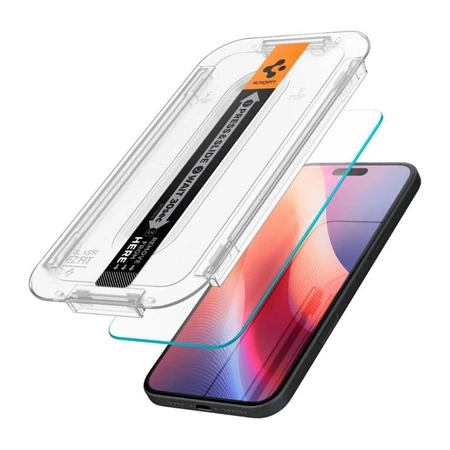 Szkło hartowane na Apple iPhone 15/ 16 Spigen Glas.TR EZ FIT - 2 sztuki