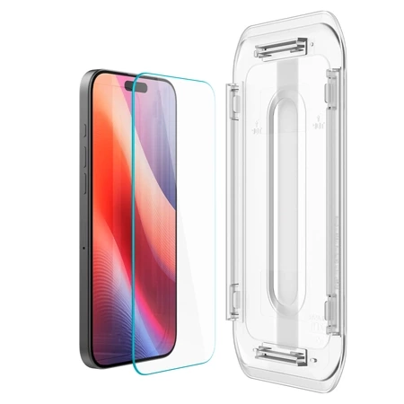 Szkło hartowane na Apple iPhone 16 Pro Spigen Glas.TR EZ FIT - 2 sztuki