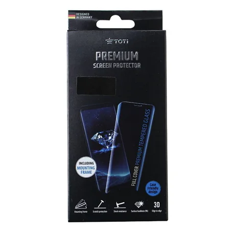 Szkło hartowane na Samsung Galaxy S21 Plus Toti Premium Full Cover - czarne