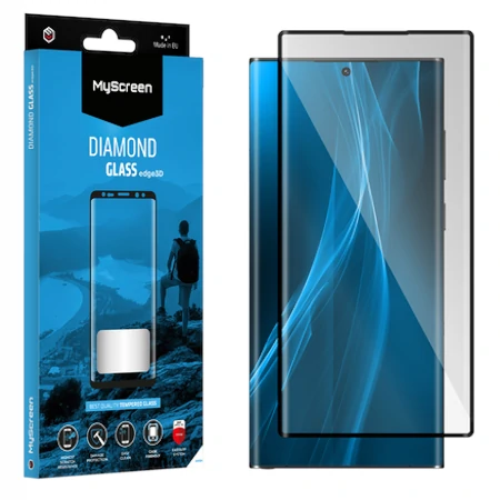 Szkło hartowane na Samsung Galaxy S22 Ultra MyScreen Diamond Glass Edge 3D - czarne