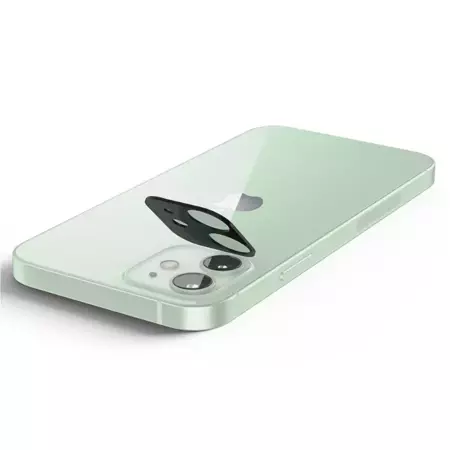 Szkło hartowane na aparat Spigen Glas TR Optik do Apple iPhone 12 mini - zielone 2szt
