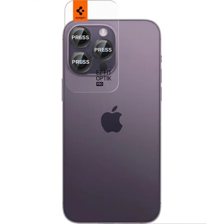 Szkło hartowane na aparat do Apple iPhone 14 Pro/ 14 Pro Max/ 15 Pro/ 15 Pro Max Spigen Glas.TR EZ FIT OPTIK Pro - 2 sztuki