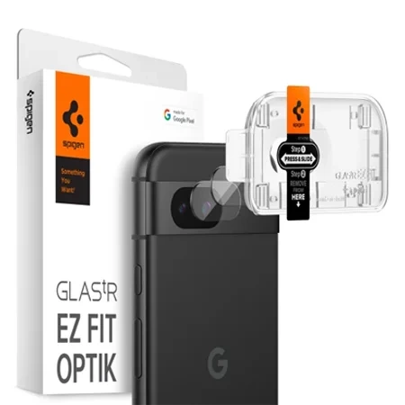 Szkło hartowane na aparat do Google Pixel 8a Spigen Glas.TR EZ FIT OPTIK 2 sztuki - przezroczyste