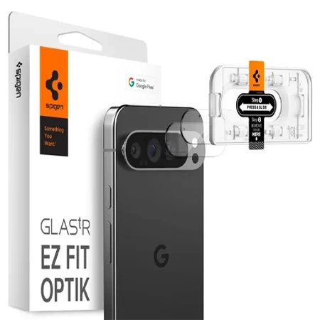 Szkło hartowane na aparat do Google Pixel 9 Pro Spigen Glas.TR EZ FIT OPTIK 2 sztuki - przezroczyste