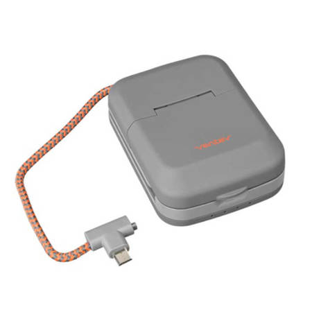 Ventev powerbank micro-USB z podstawką 3000 mAh - ciemnoszary