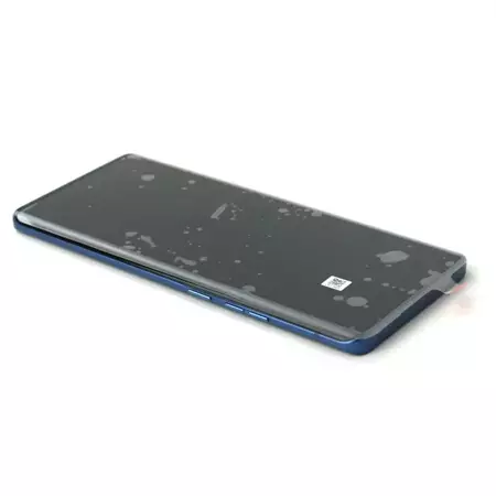 Wyświetlacz LCD z ramką do Motorola Edge 40 - niebieski (Lunar Blue)