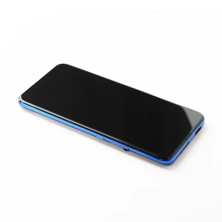 Wyświetlacz LCD z ramką i baterią do Huawei P Smart Z - niebieski (Blue)