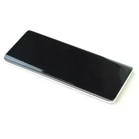 Wyświetlacz LCD z ramką i baterią do Huawei P30 Pro - srebrny (Silver Frost)