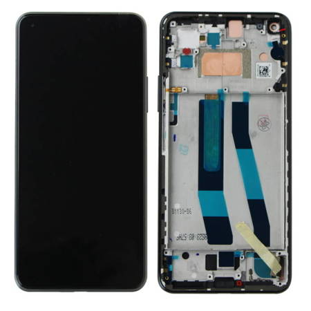 Xiaomi Mi 11 Lite wyświetlacz LCD z ramką - czarny