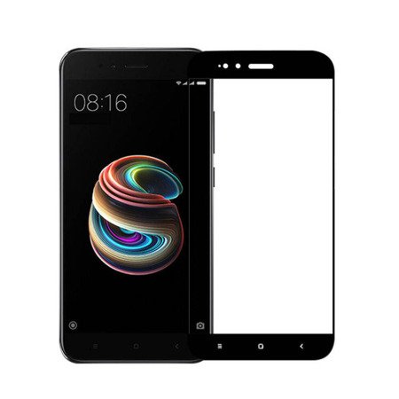 Xiaomi Mi A1/ Mi 5X szkło hartowane 5D na cały wyświetlacz - czarne