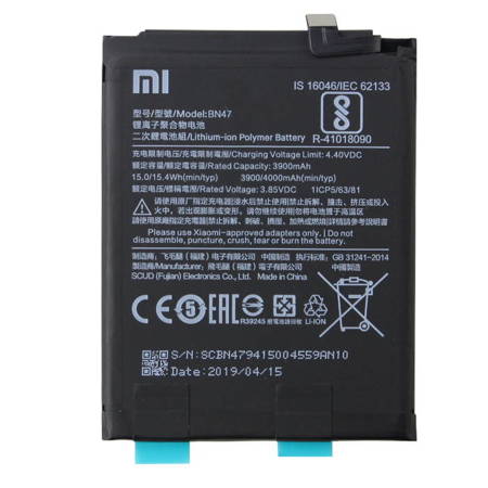 Xiaomi Mi A2 Lite oryginalna bateria BN47 - 4000 mAh 